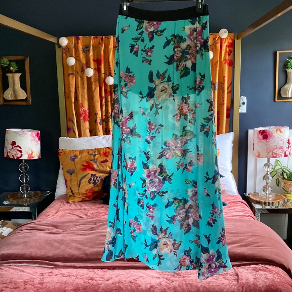 Floral maxi SKORT